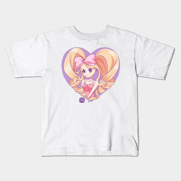 Nui Harmime heart Kids T-Shirt by sodastraw